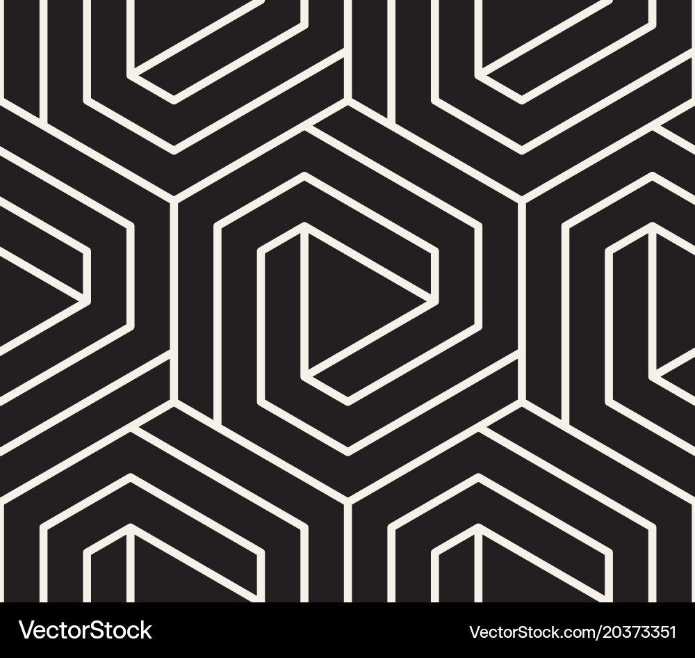 Geometric Stripe Pattern Vector Image