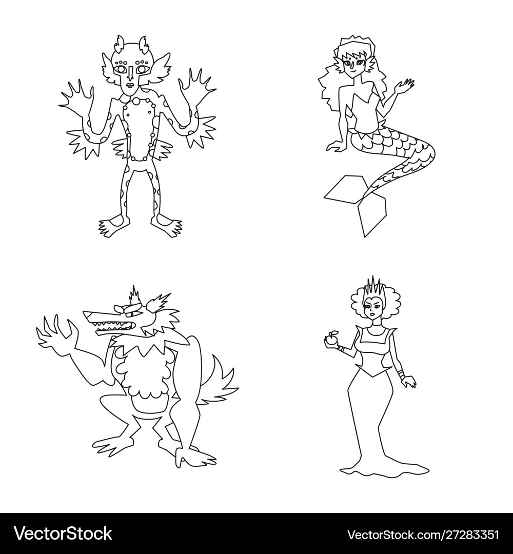 Isolated object scary and phantom symbol set Isolated object scary and phantom symbol set vector image