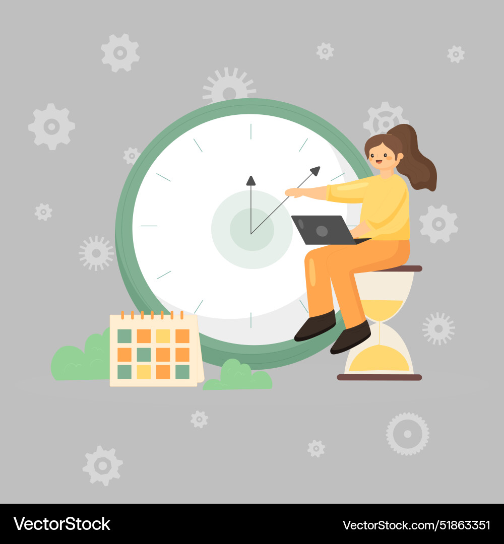 Office work environment teamworking performance Vector Image