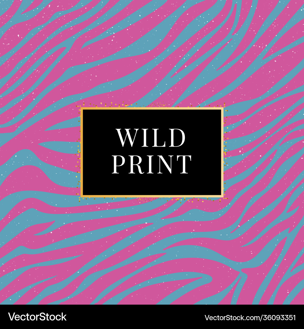 Seamless zebra pattern wild print Seamless zebra pattern wild print Vector Image