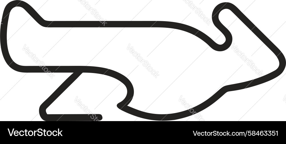Sharp Pointed Dynamic Form Vector Image