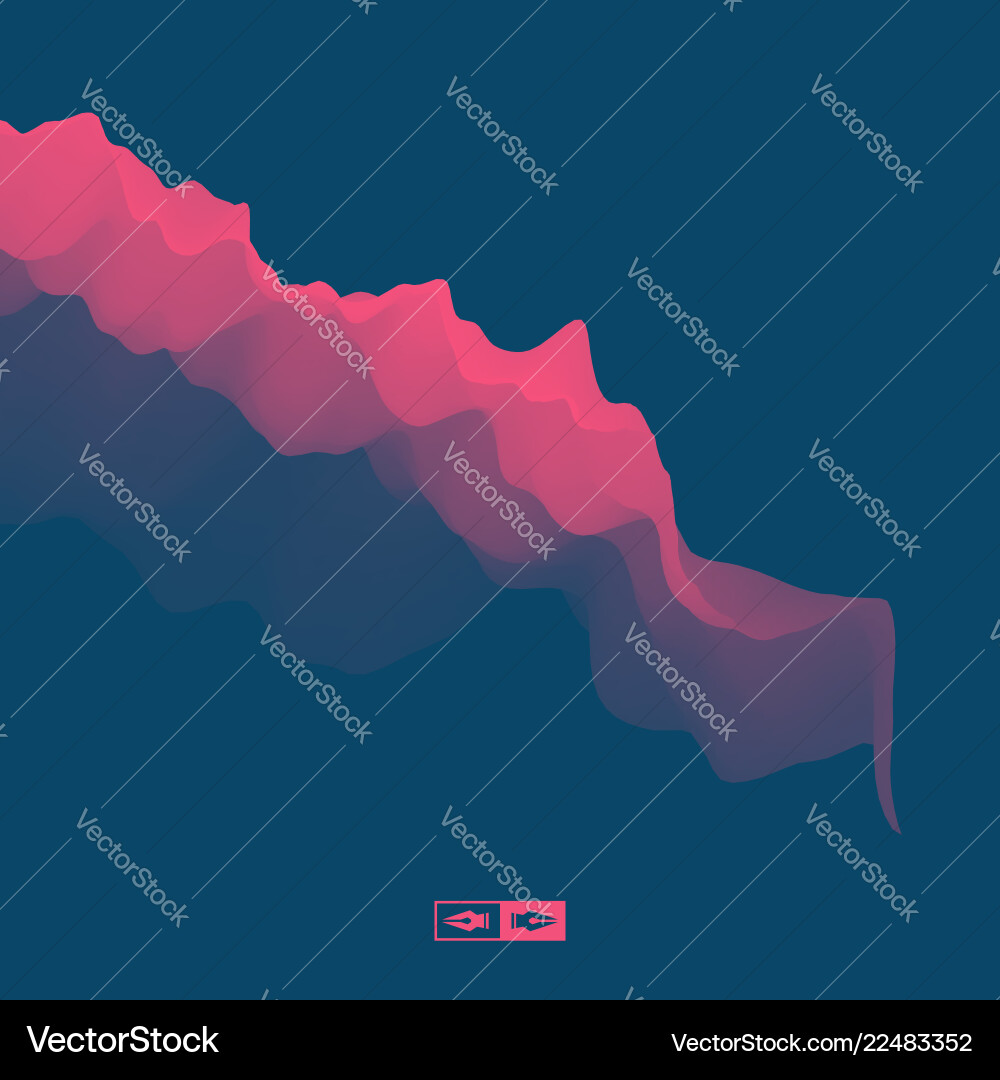 Abstract background dynamic effect futuristic vector image
