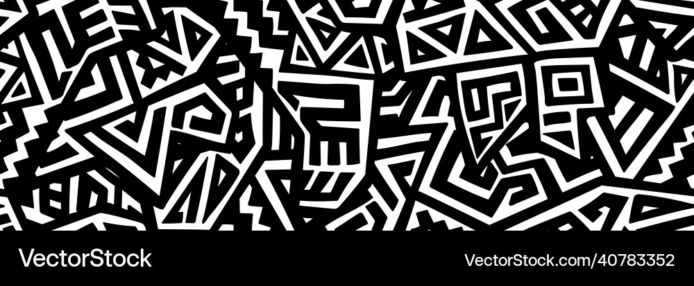 Abstract seamless pattern in ethnic style Abstract seamless pattern in ethnic style vector image