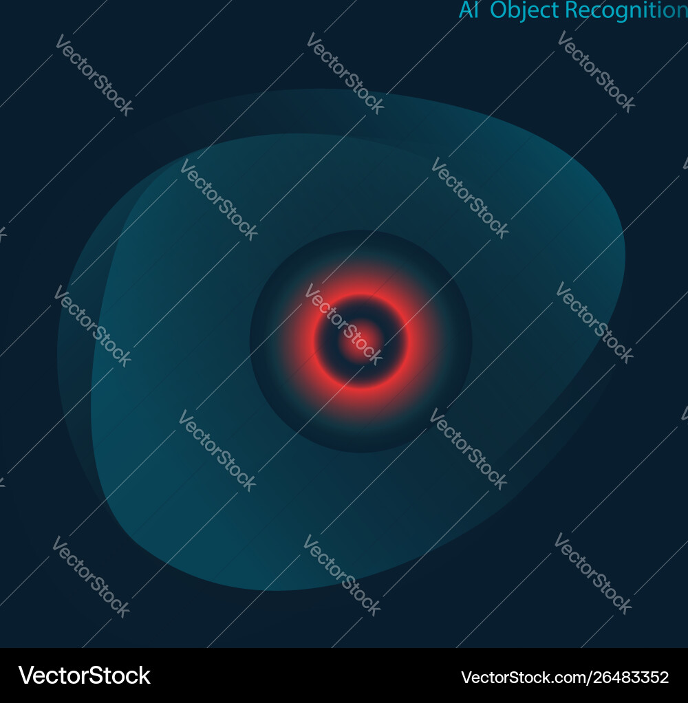Artificial intelligence design concept vector image