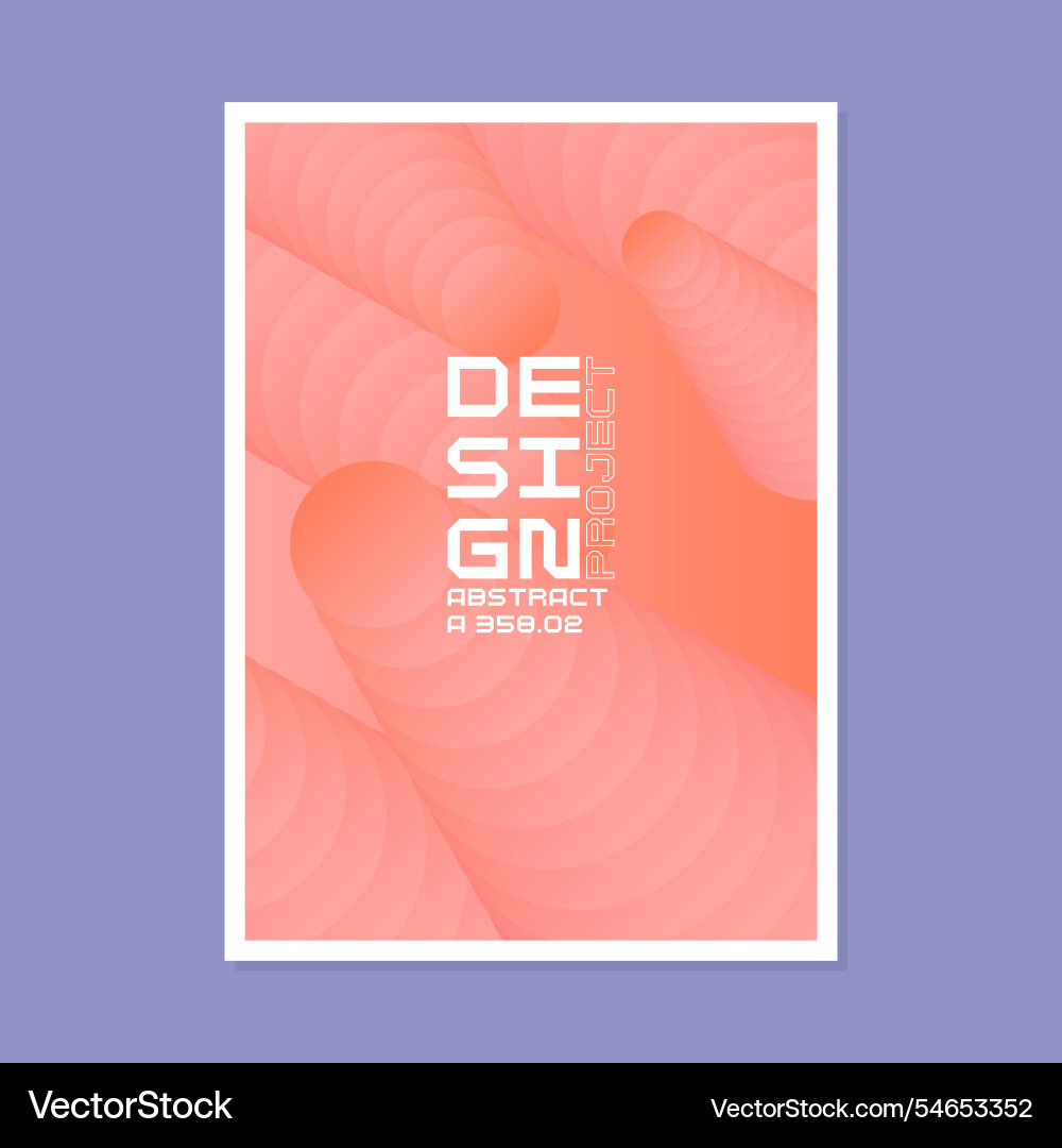 Composition with dynamic and geometric shapes vector image