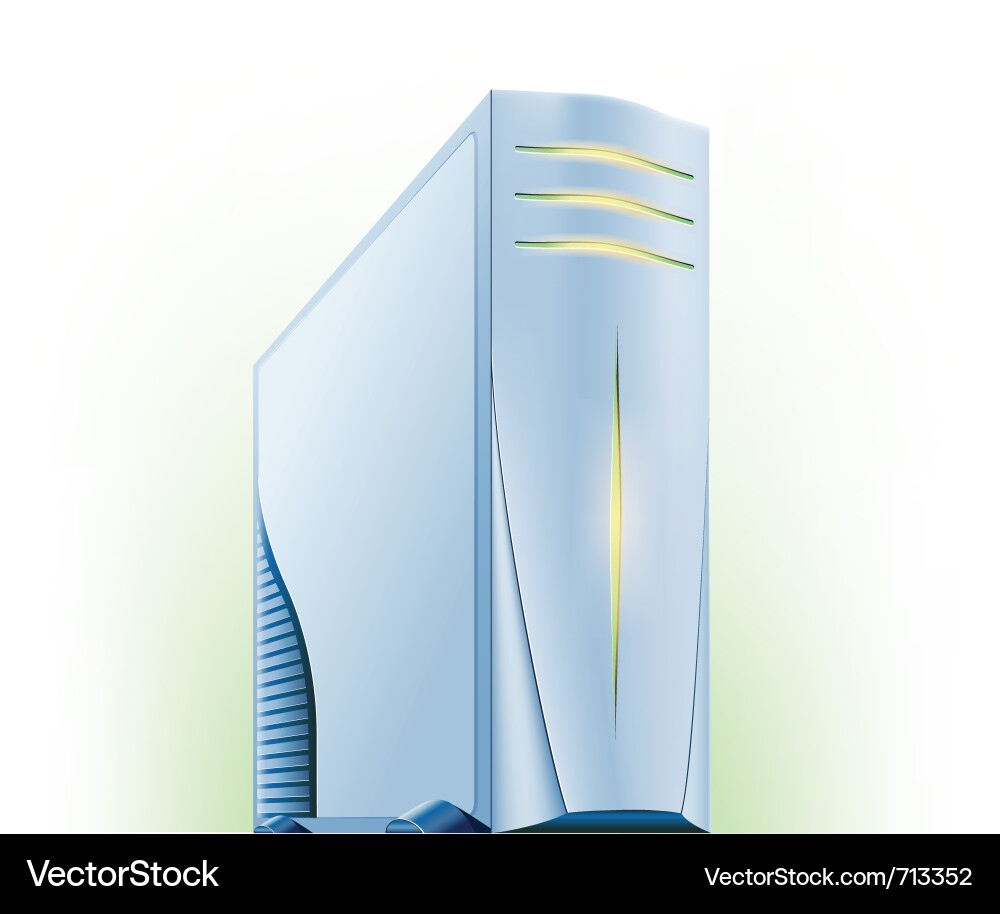 Computer Server Icon vector image
