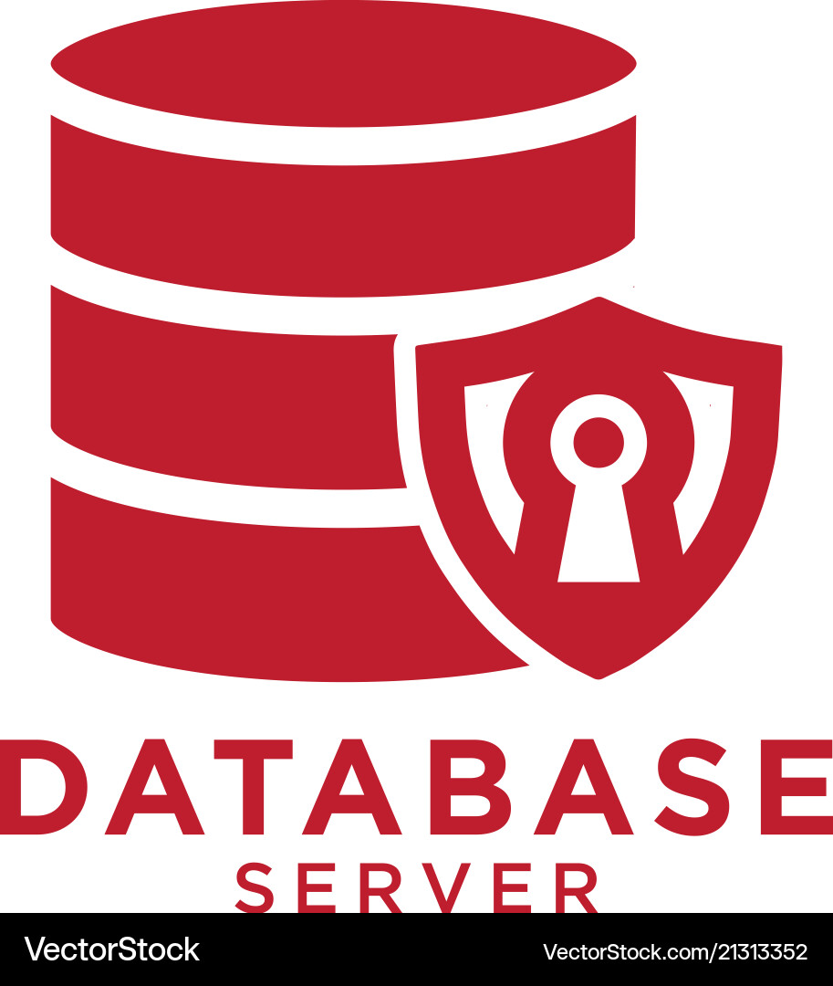 Database Technology Icon Set vector image