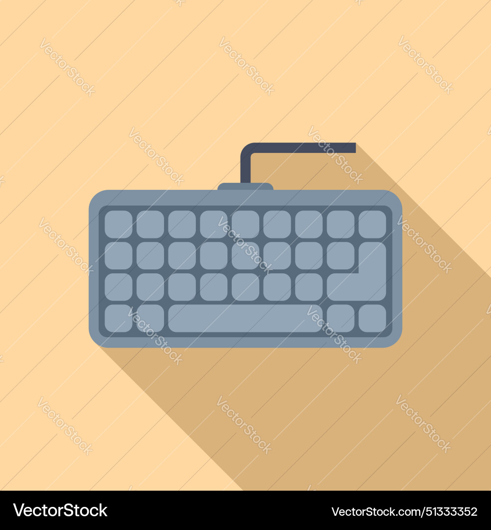 Flat design of computer Vector Image