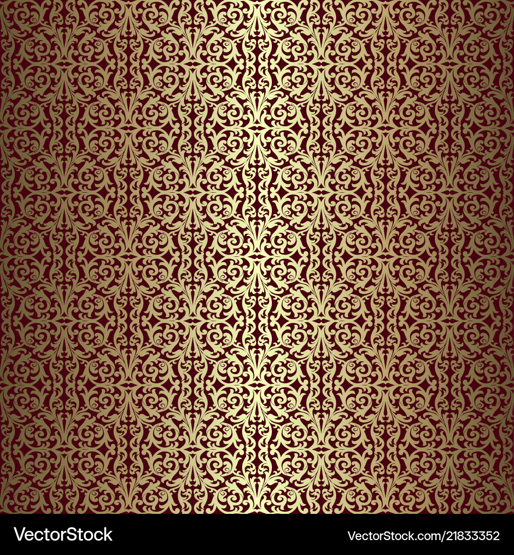 Golden abstract pattern Vector Image