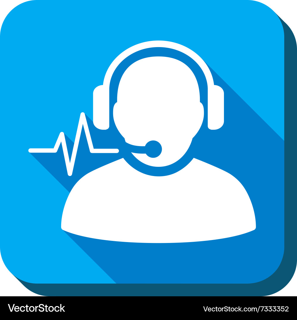 Operator signal icon Vector Image