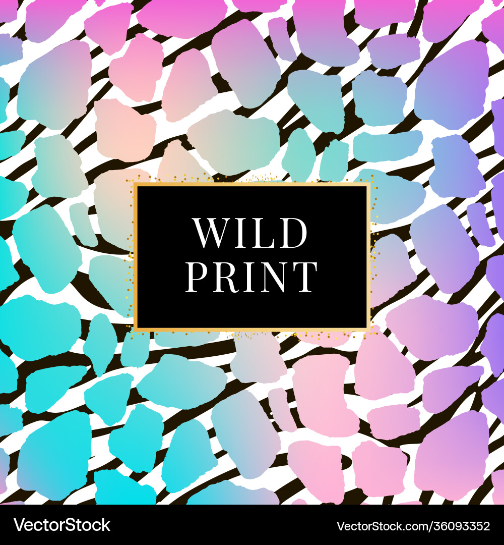 Zebra gradient giraffe dalmatian pattern animal Zebra gradient giraffe dalmatian pattern animal vector image