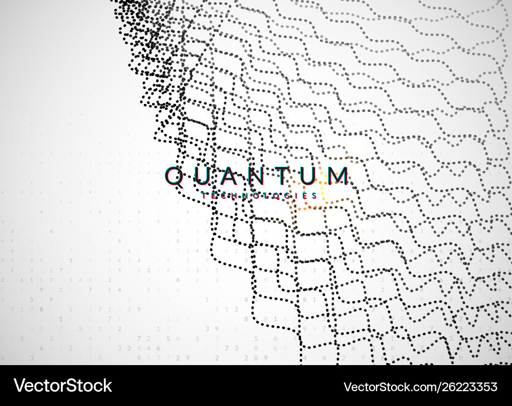 Digital technology abstract background artificial vector image