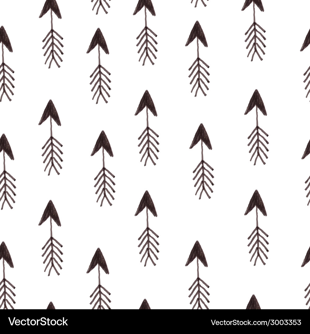Minimalist Arrow Pattern vector image