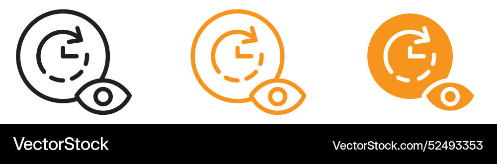 Predictive forecast icon for weather and data Predictive forecast icon for weather and data vector image