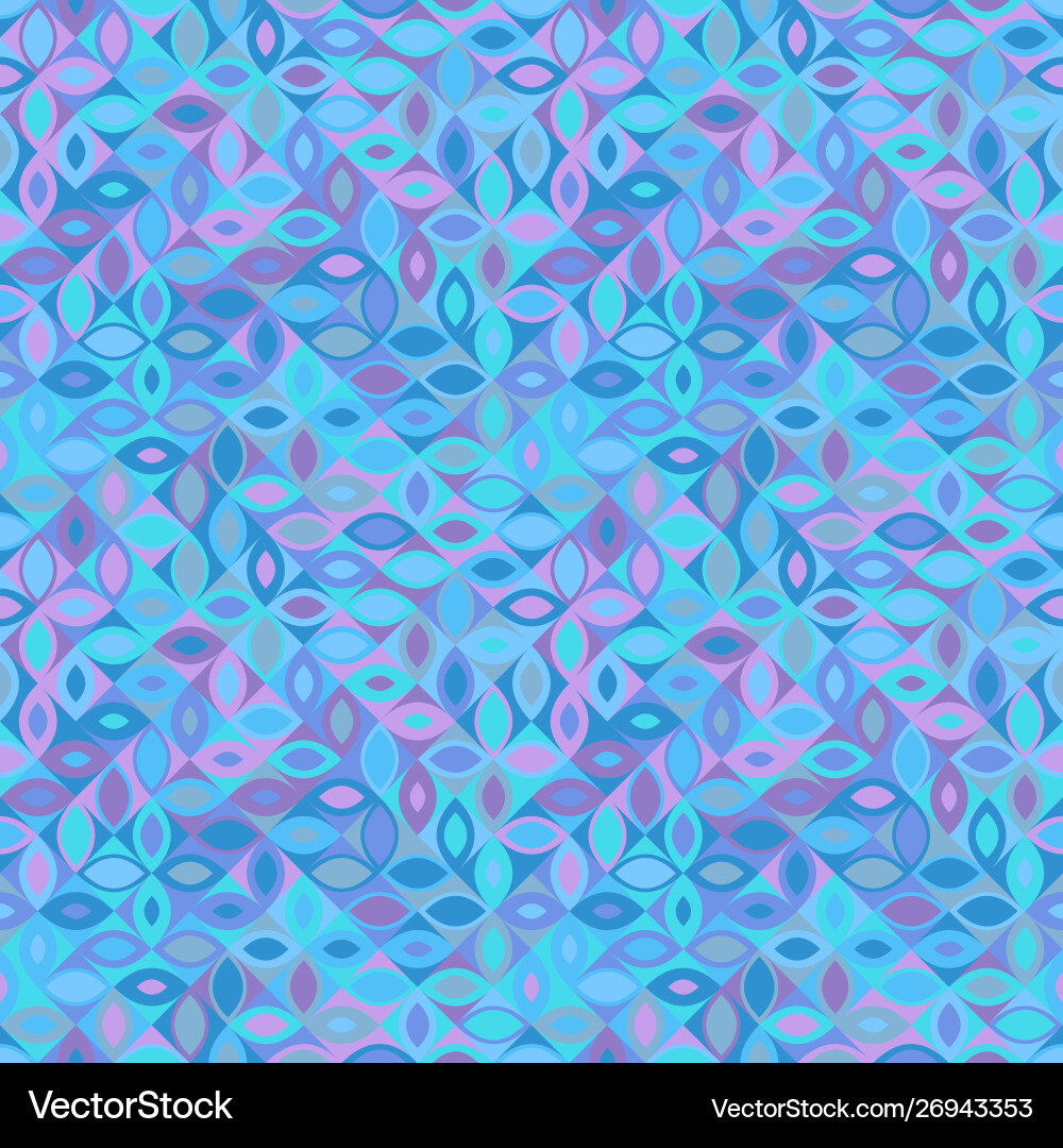 Seamless curved shape pattern background vector image