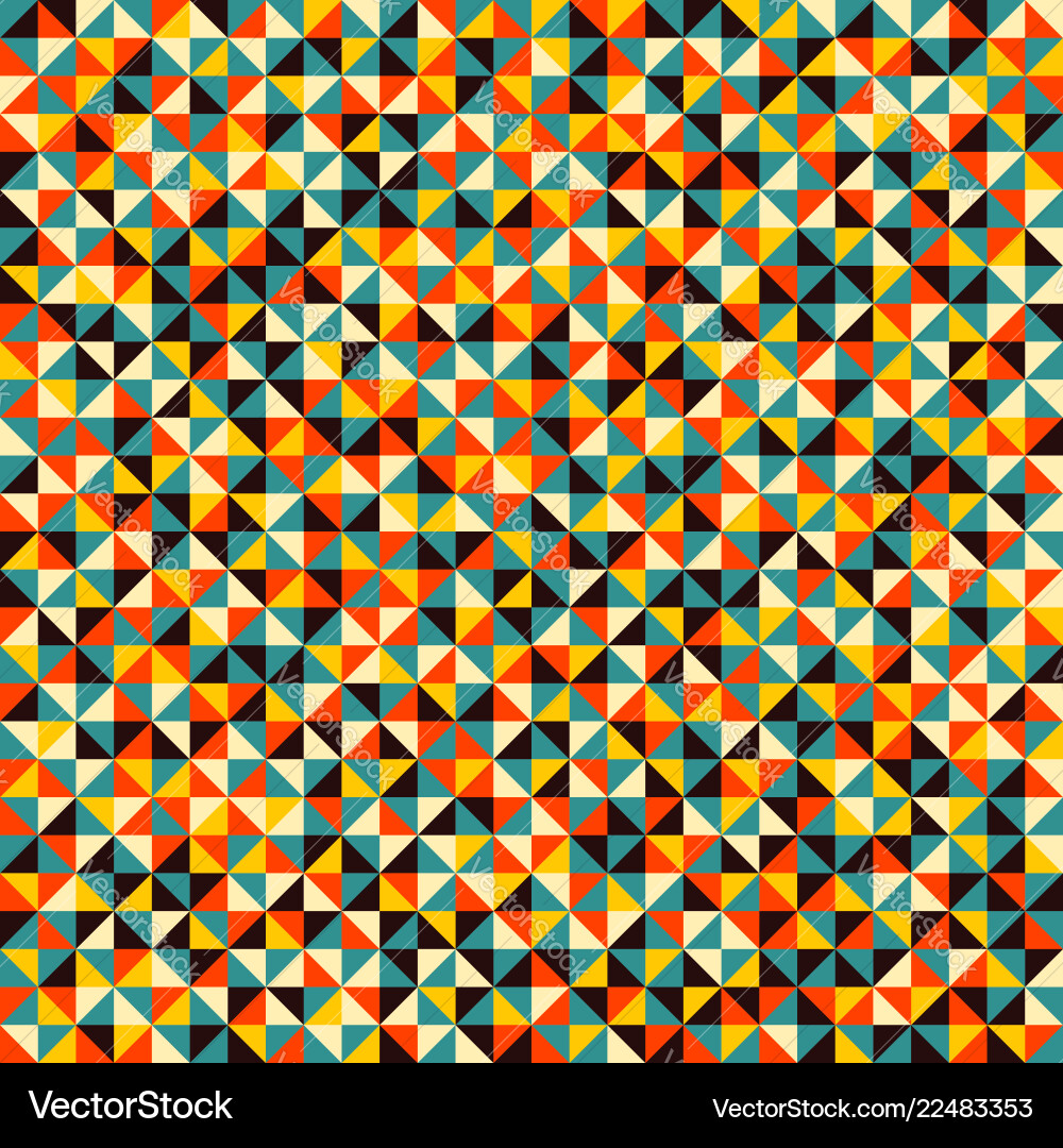 Seamless pattern colorful mosaic backdrop Seamless pattern colorful mosaic backdrop vector image