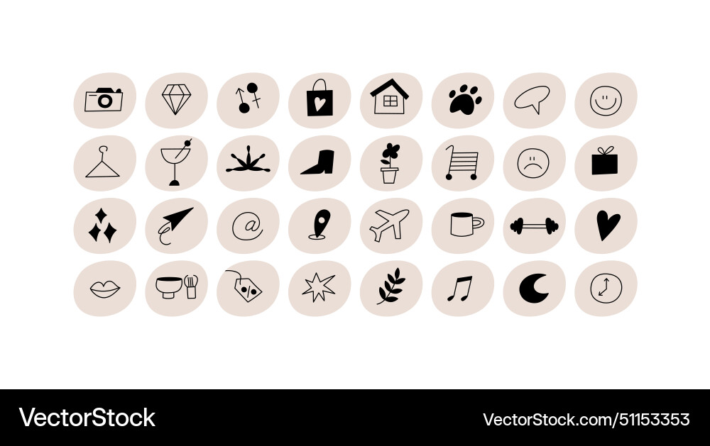 Set design colorful templates icons and emblems Vector Image
