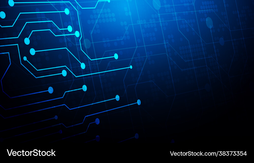 Circuit technology background with hi-tech digital Circuit technology background with hi-tech digital vector image