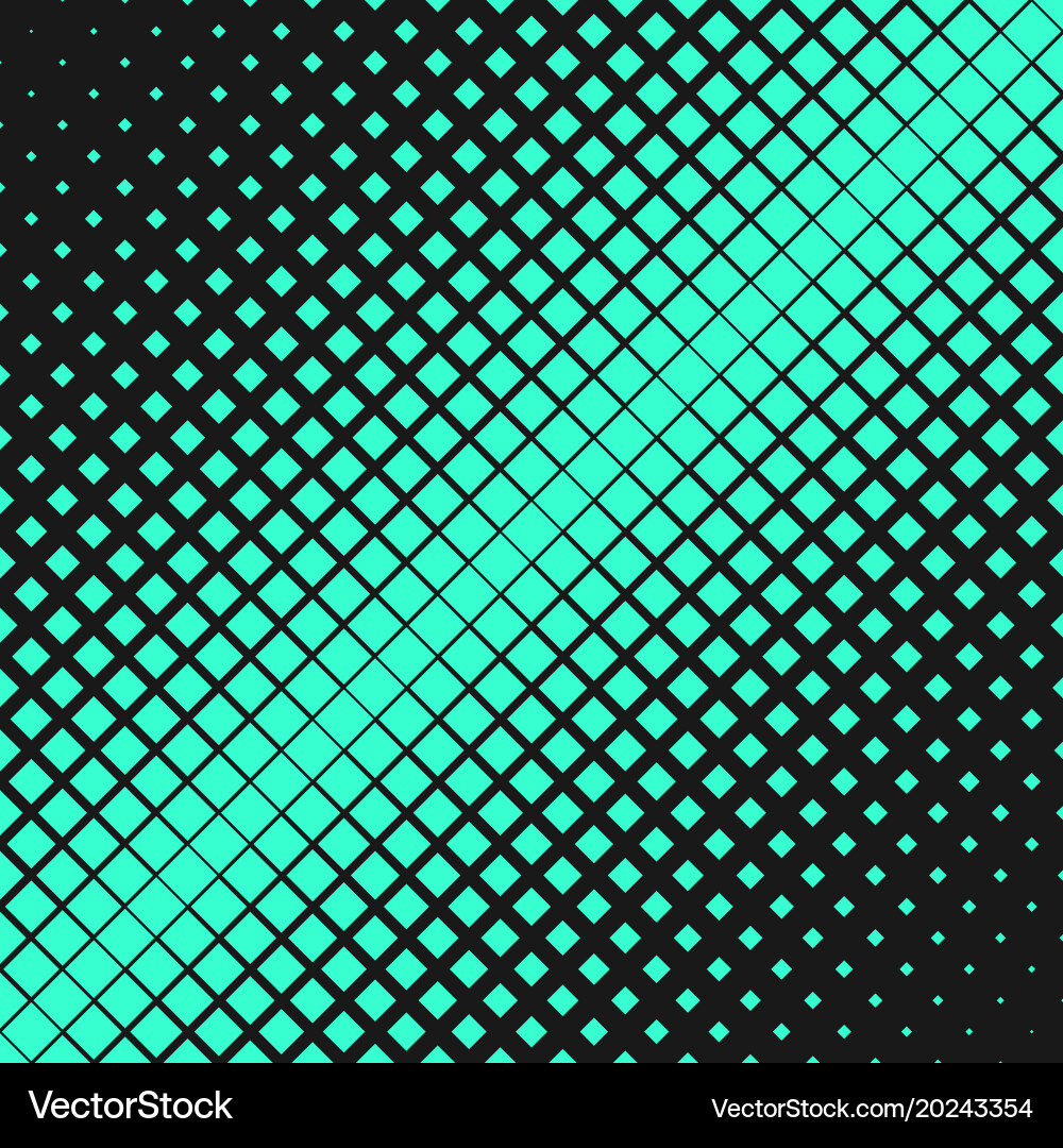 Retro abstract halftone square pattern background vector image
