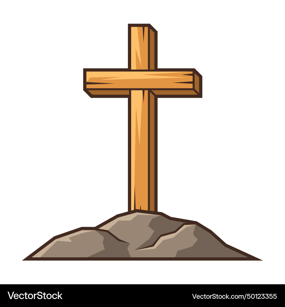 Christian Holz Kreuz glücklich Ostern Bild Christian Holz Kreuz glücklich Ostern Bild vektorbild