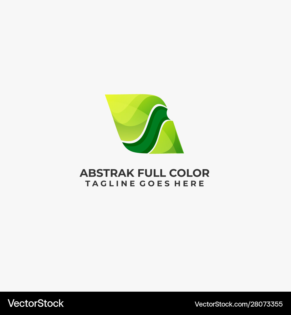 Cube water multicolored abstract design template Cube water multicolored abstract design template vector image