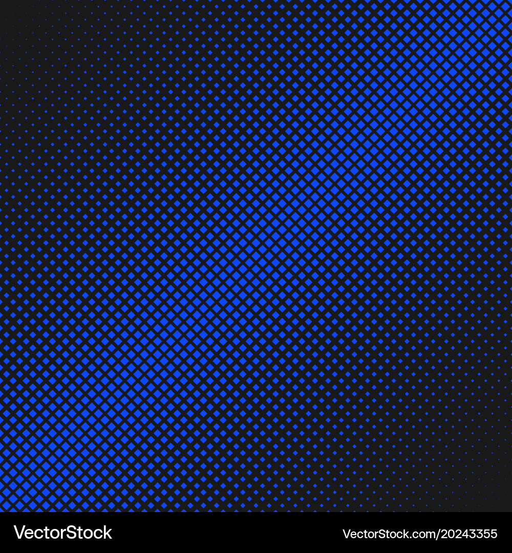 Geometric abstract halftone square pattern vector image