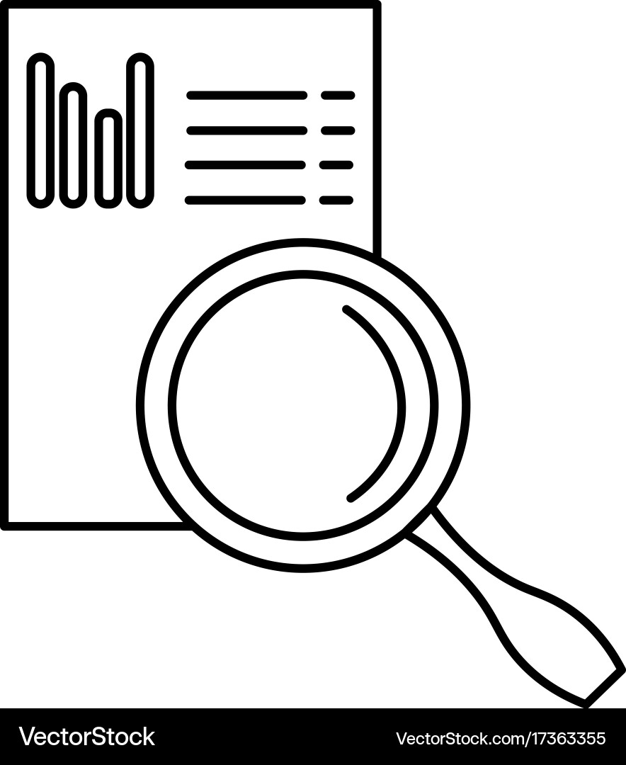 Graph analysis icon Vector Image