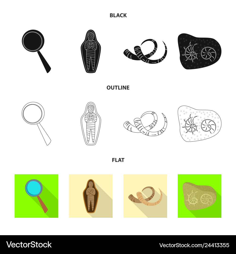 Isolated object of story and items icon Isolated object of story and items icon vector image