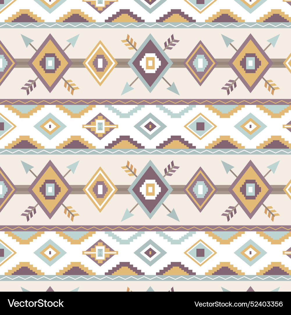 Flat boho pattern design Vector Image