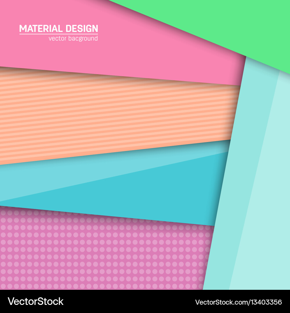 Material design background abstract Material design background abstract Vector Image
