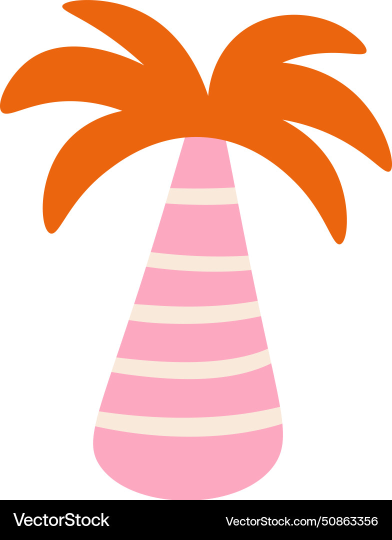 Palm abstract tree Royalty Free Vector Image - VectorStock