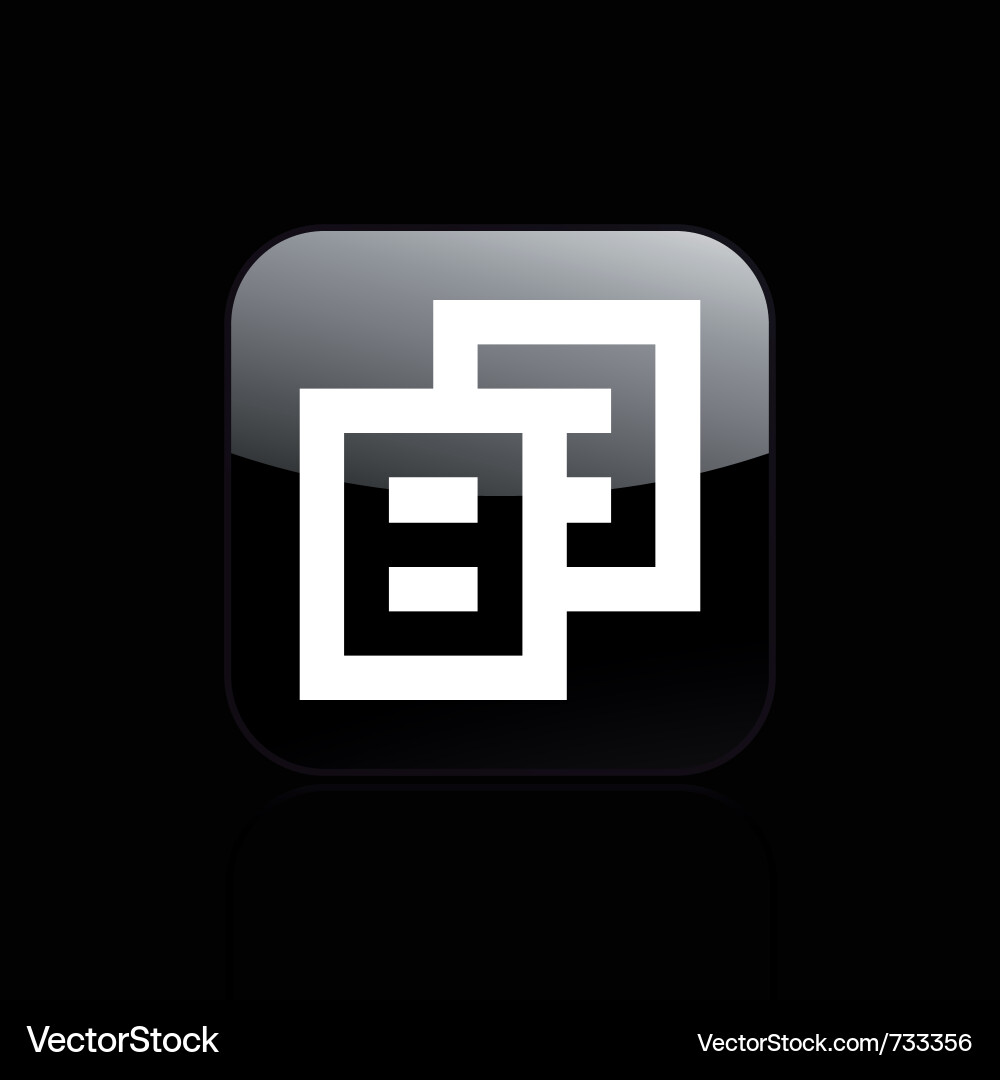 Pixel computer icon Vector Image