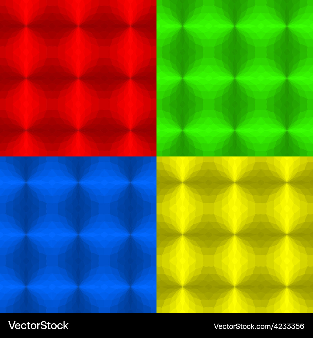 Set of seamless patterns vector image