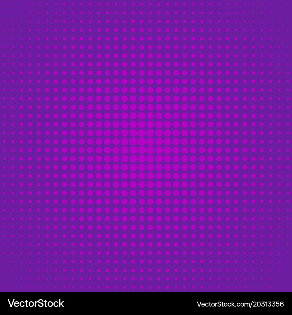 Simple halftone polka dot pattern background Vector Image