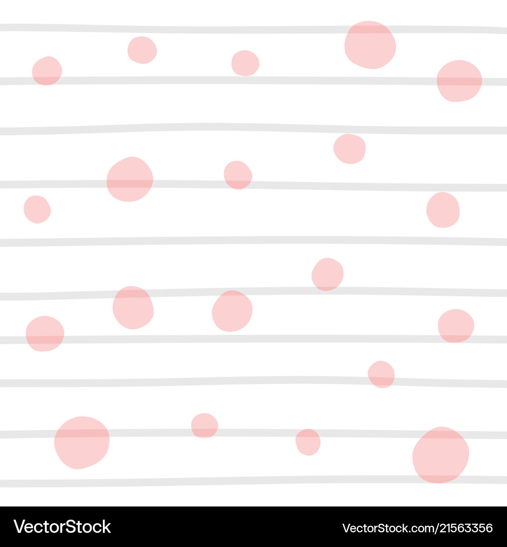 Soft pink abstract circle pattern background vector image