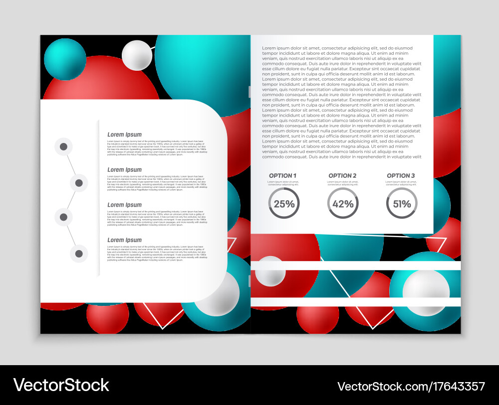 Abstract layout background set for art Vector Image