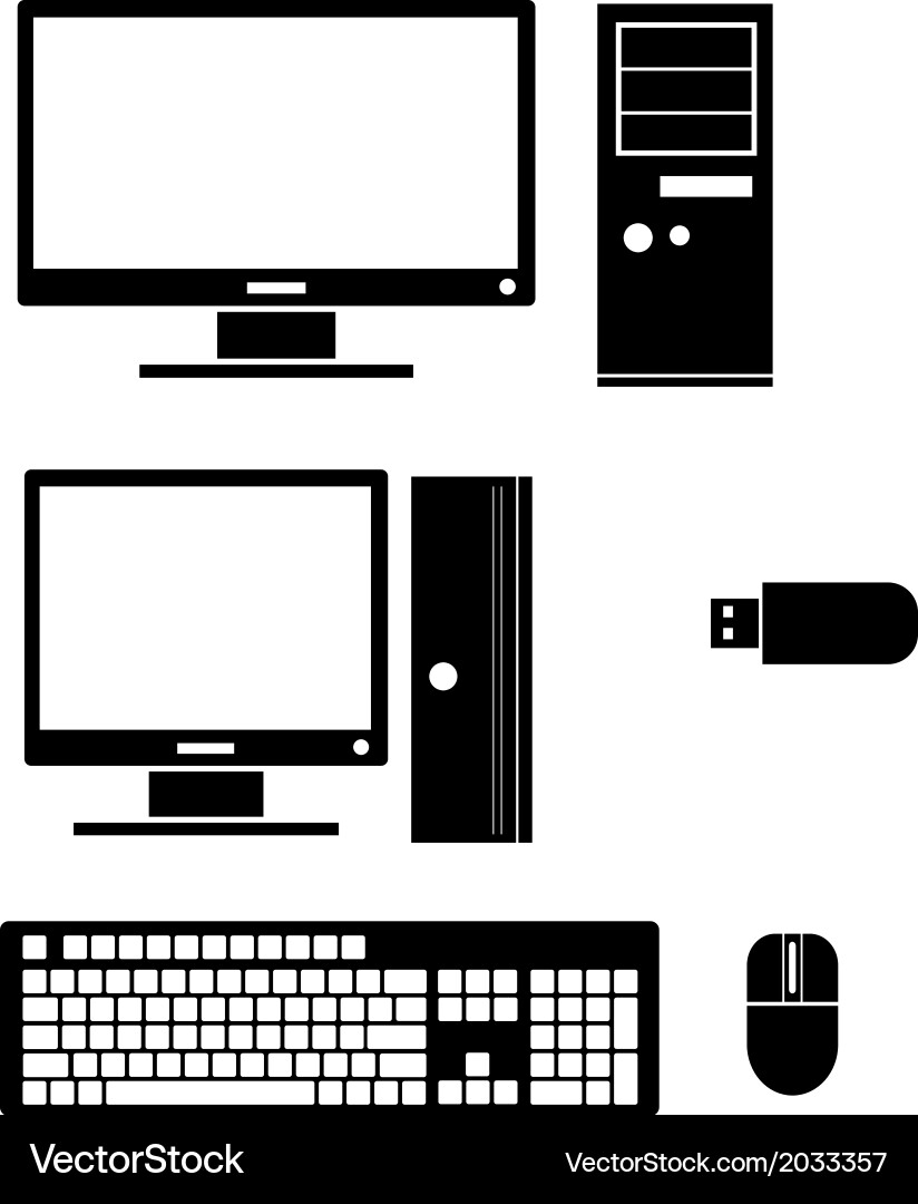 Computer Royalty Free Vector Image - VectorStock