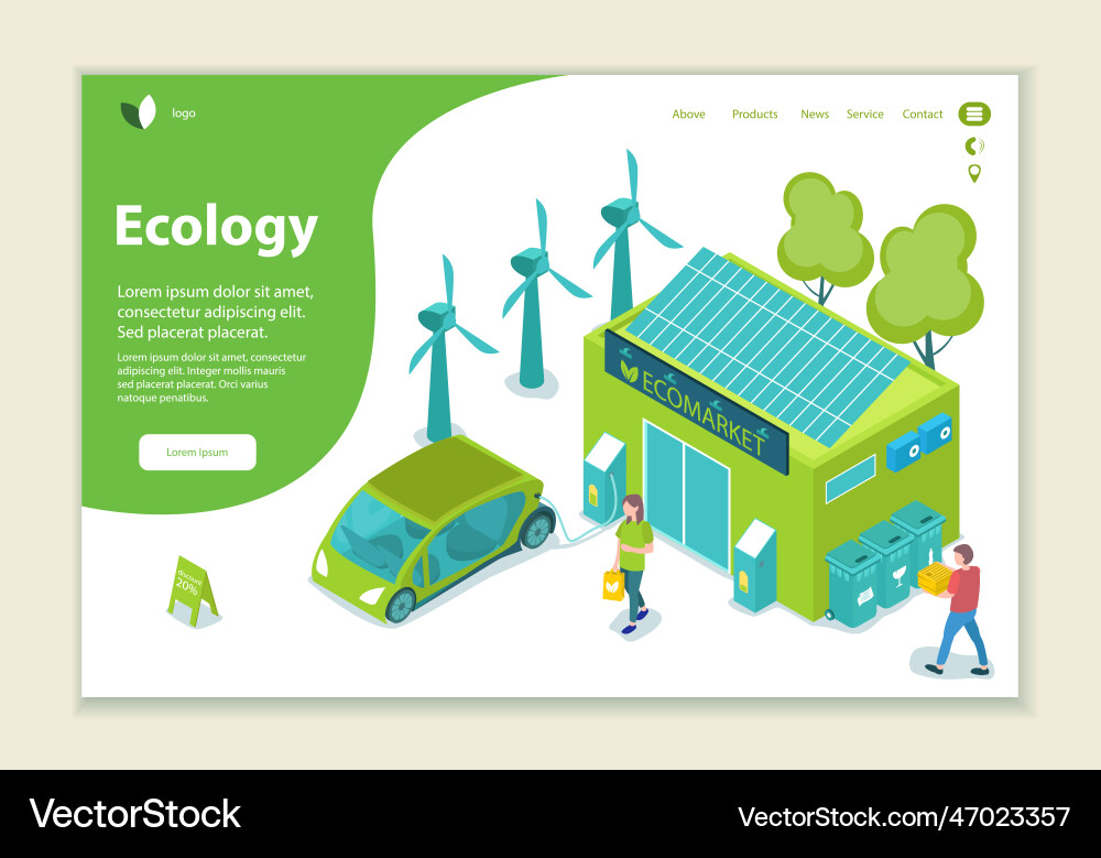 Concept of ecology problem generation and saving Vector Image