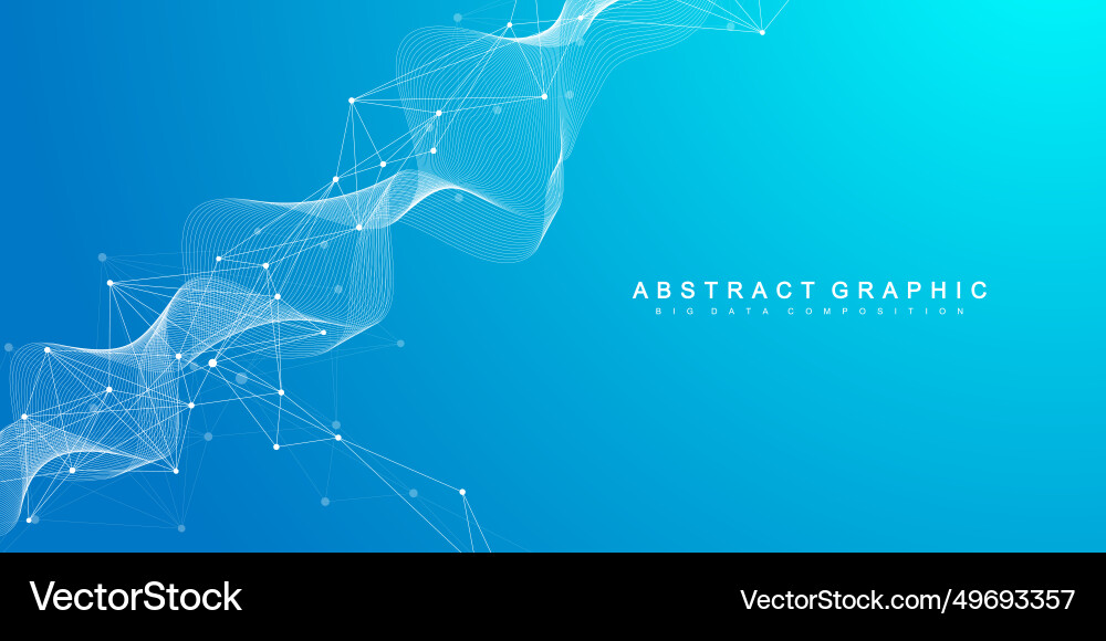 Global network connection banner design template Global network connection banner design template vector image