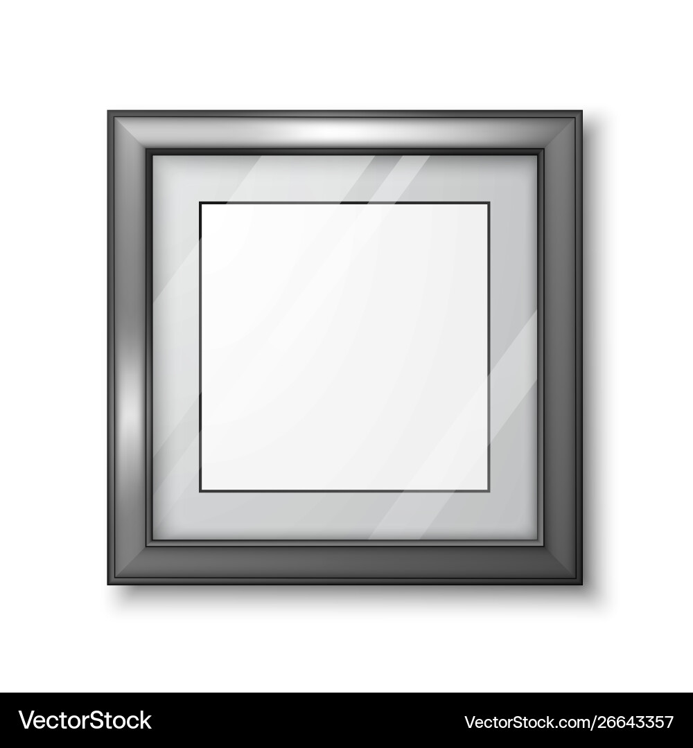 Modern Empty Photo Frame - 3D Vector Image