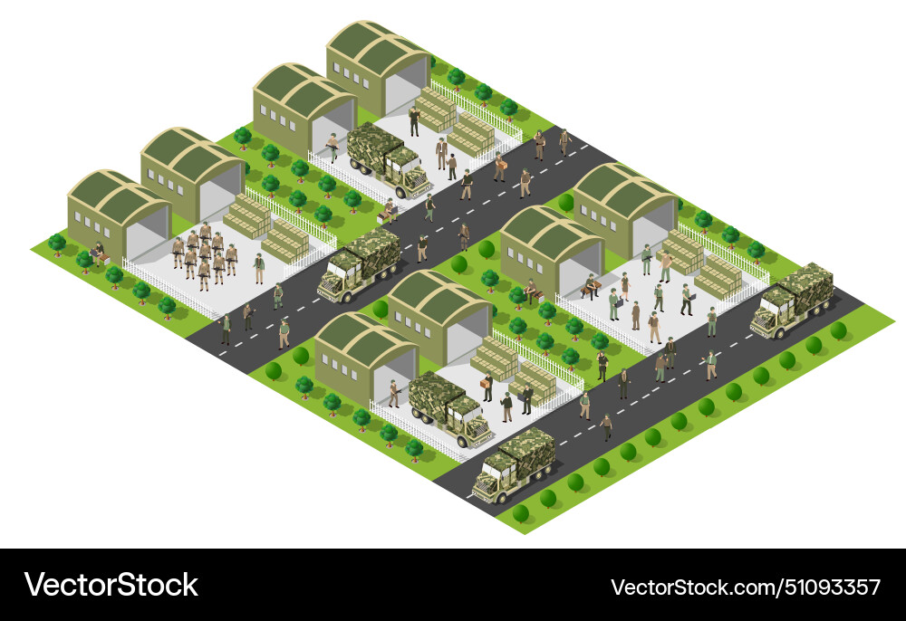 Module object element for building design army Module object element for building design army Vector Image