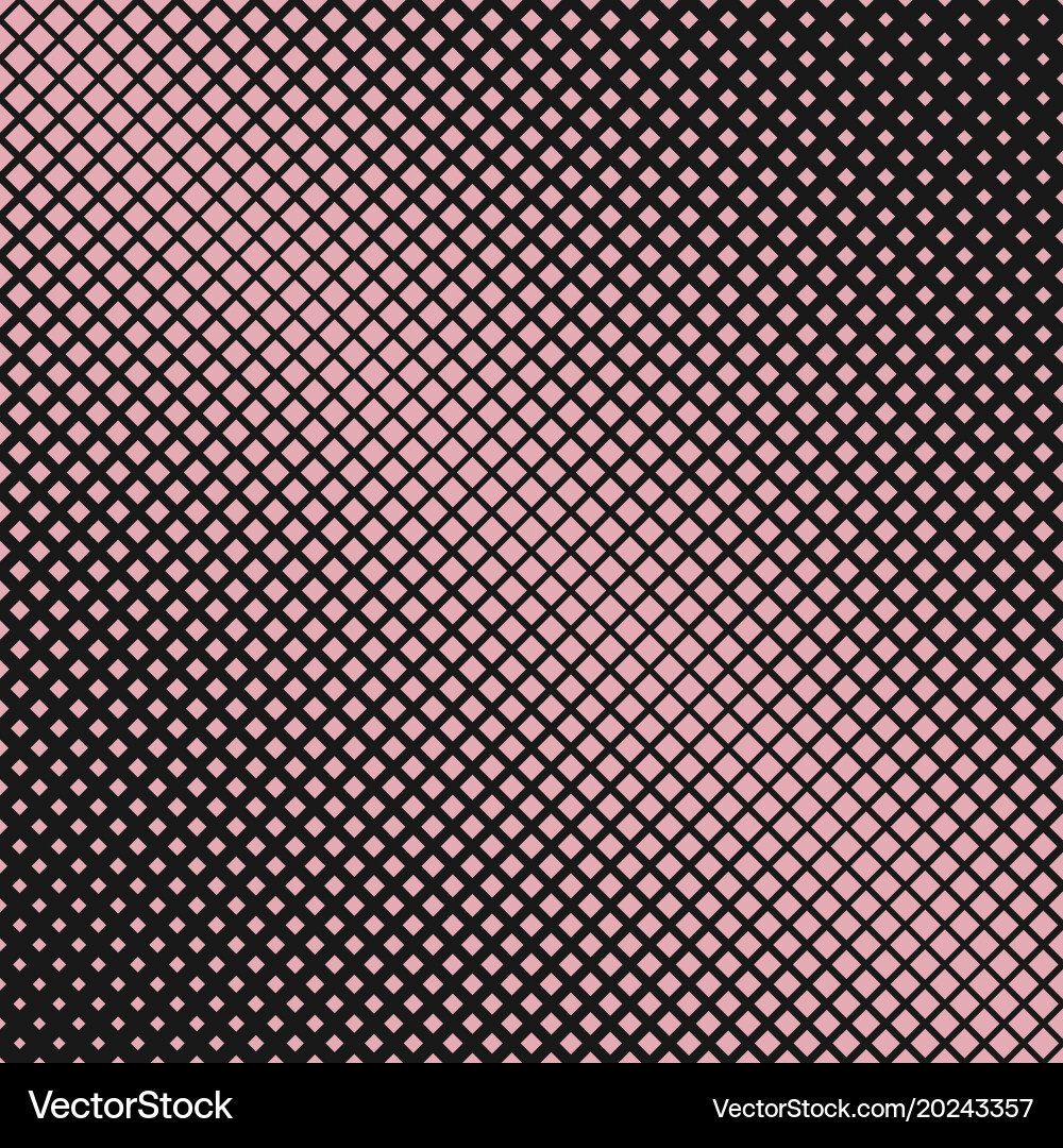 Retro abstract halftone square pattern background vector image