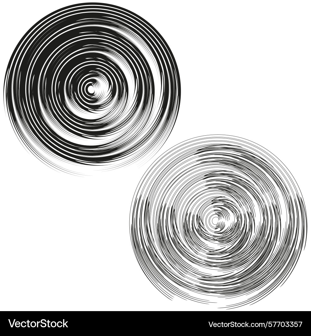 Swirling circular pattern dynamic radial lines Swirling circular pattern dynamic radial lines Vector Image