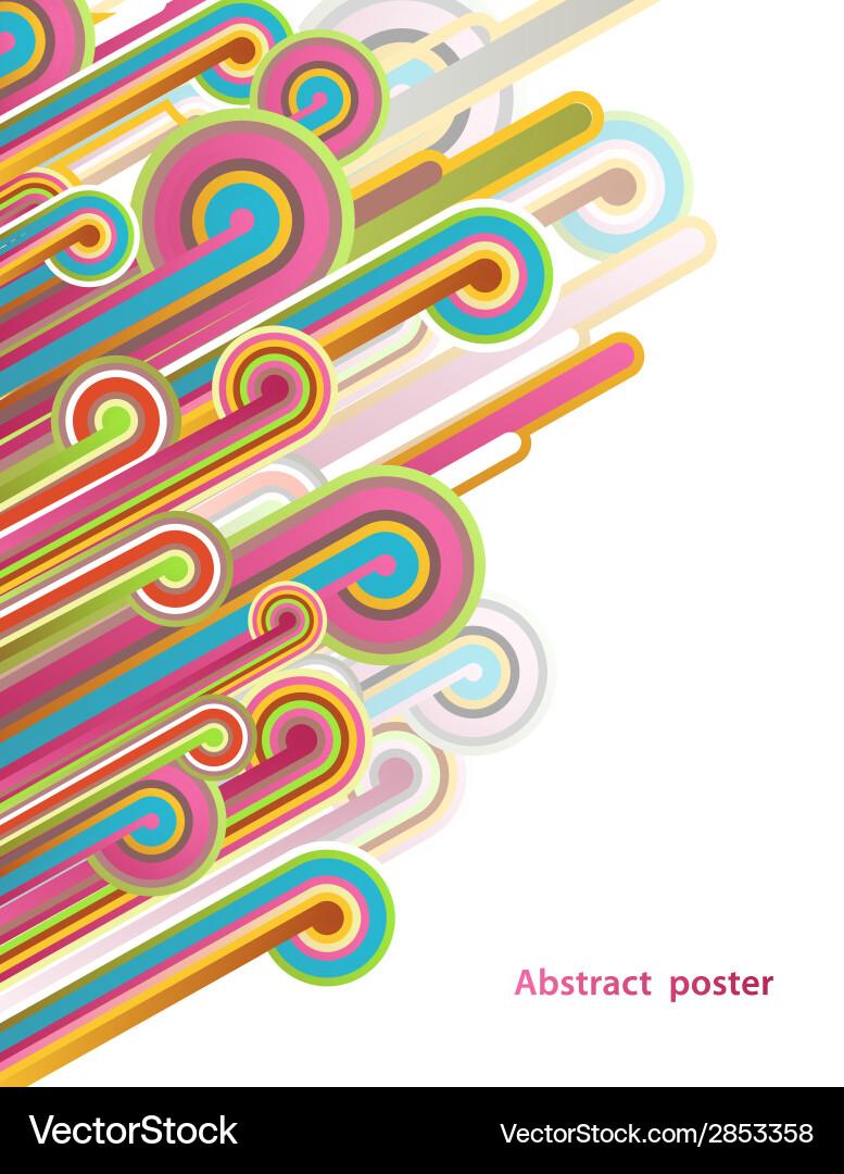 Abstract with lines vector image