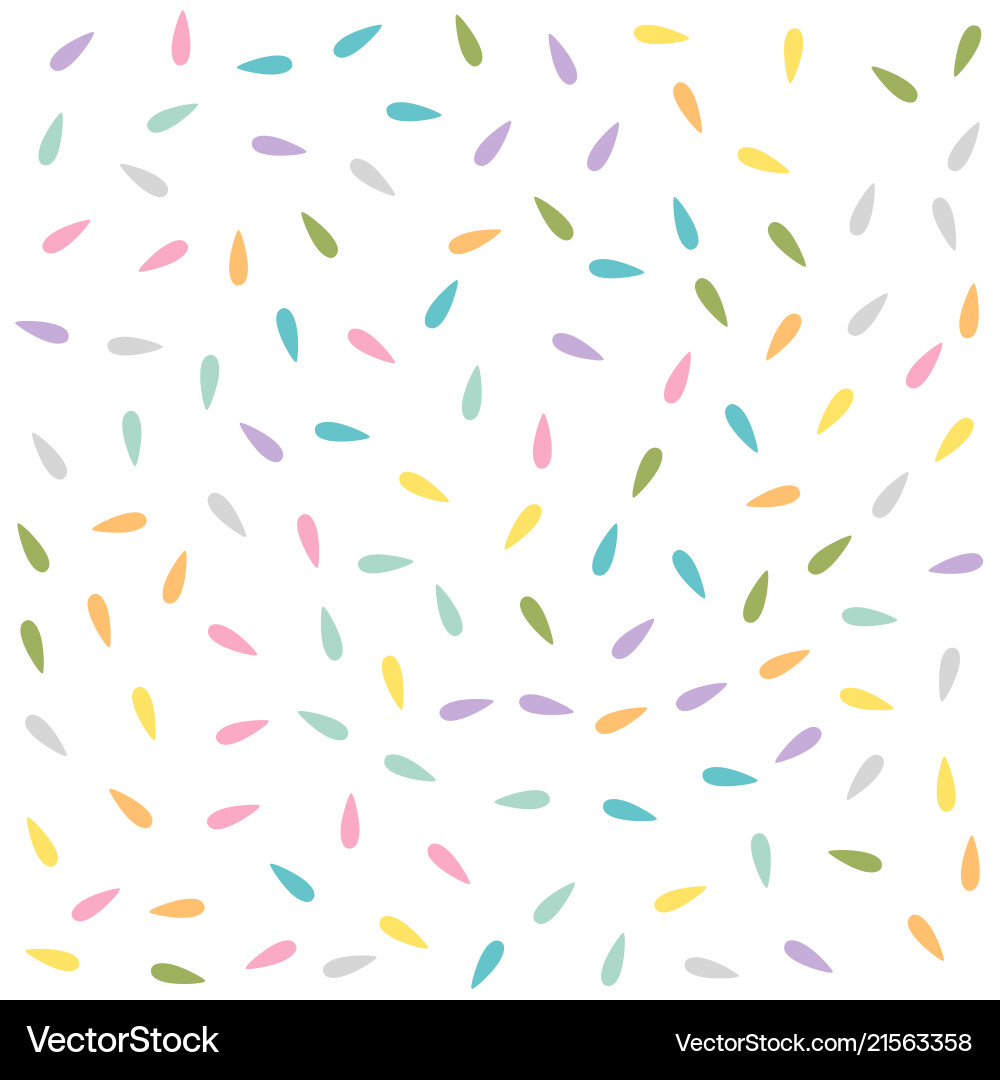 Colorful soft color memphis style pattern vector image