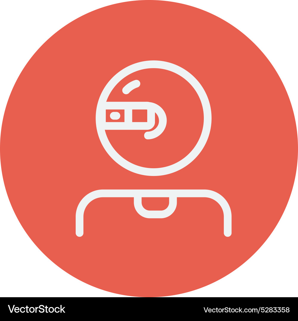 Computer web camera thin line icon Vector Image