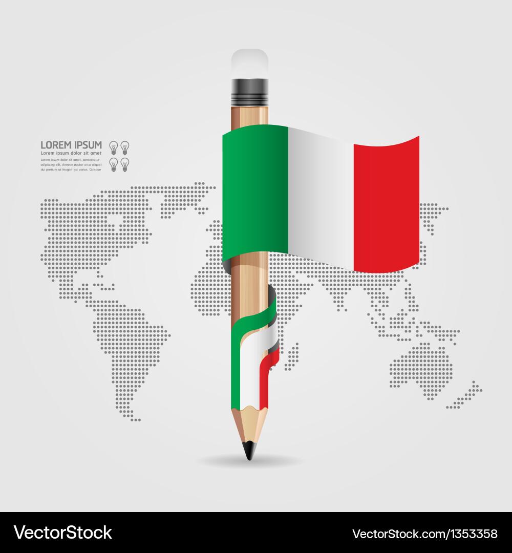 Modern design template flag style Vector Image