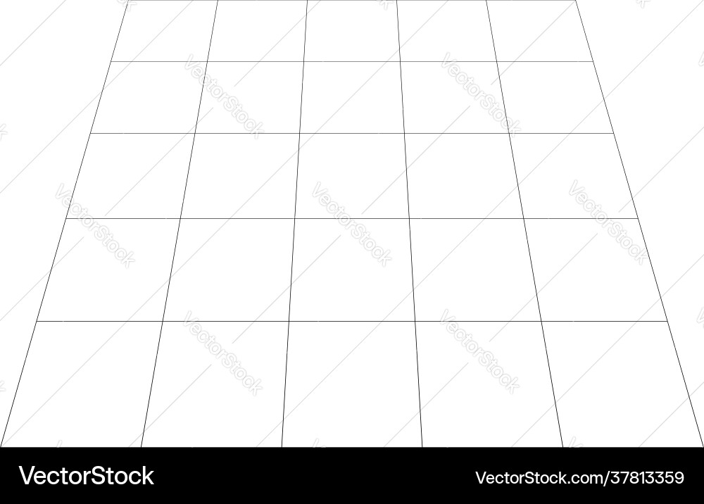 Abstract 3d grid mesh in perspective checkered Abstract 3d grid mesh in perspective checkered vector image