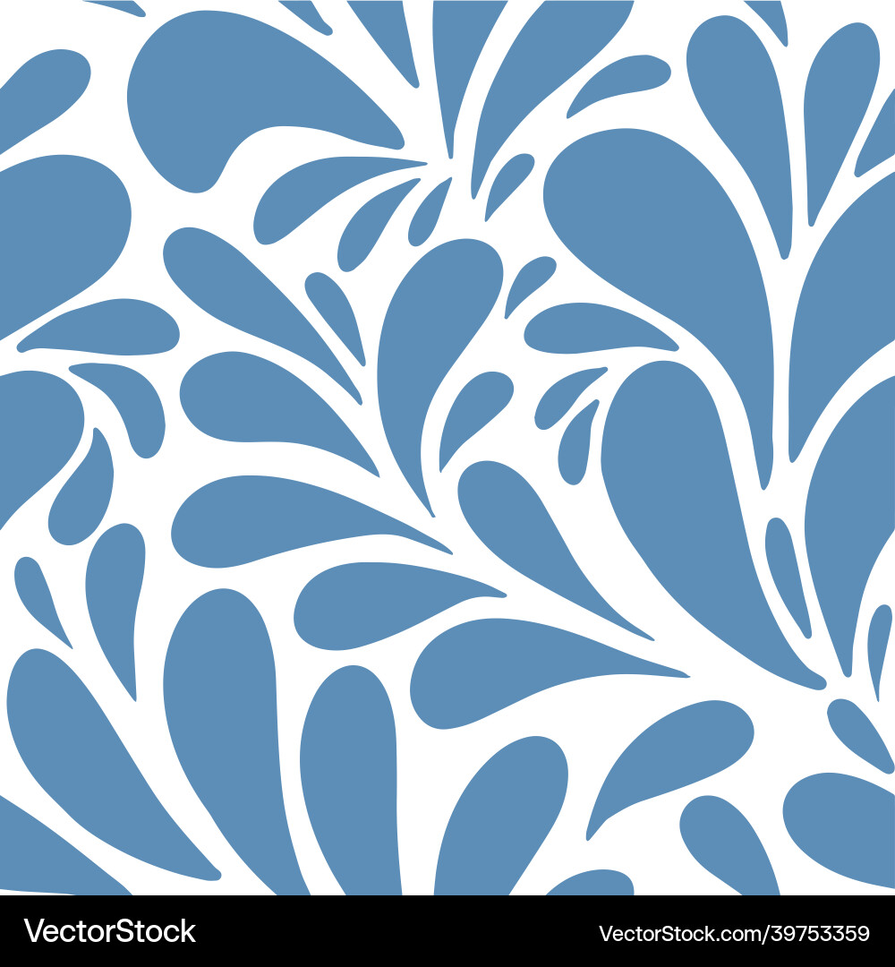 Abstract floral seamless pattern with smooth Abstract floral seamless pattern with smooth vector image