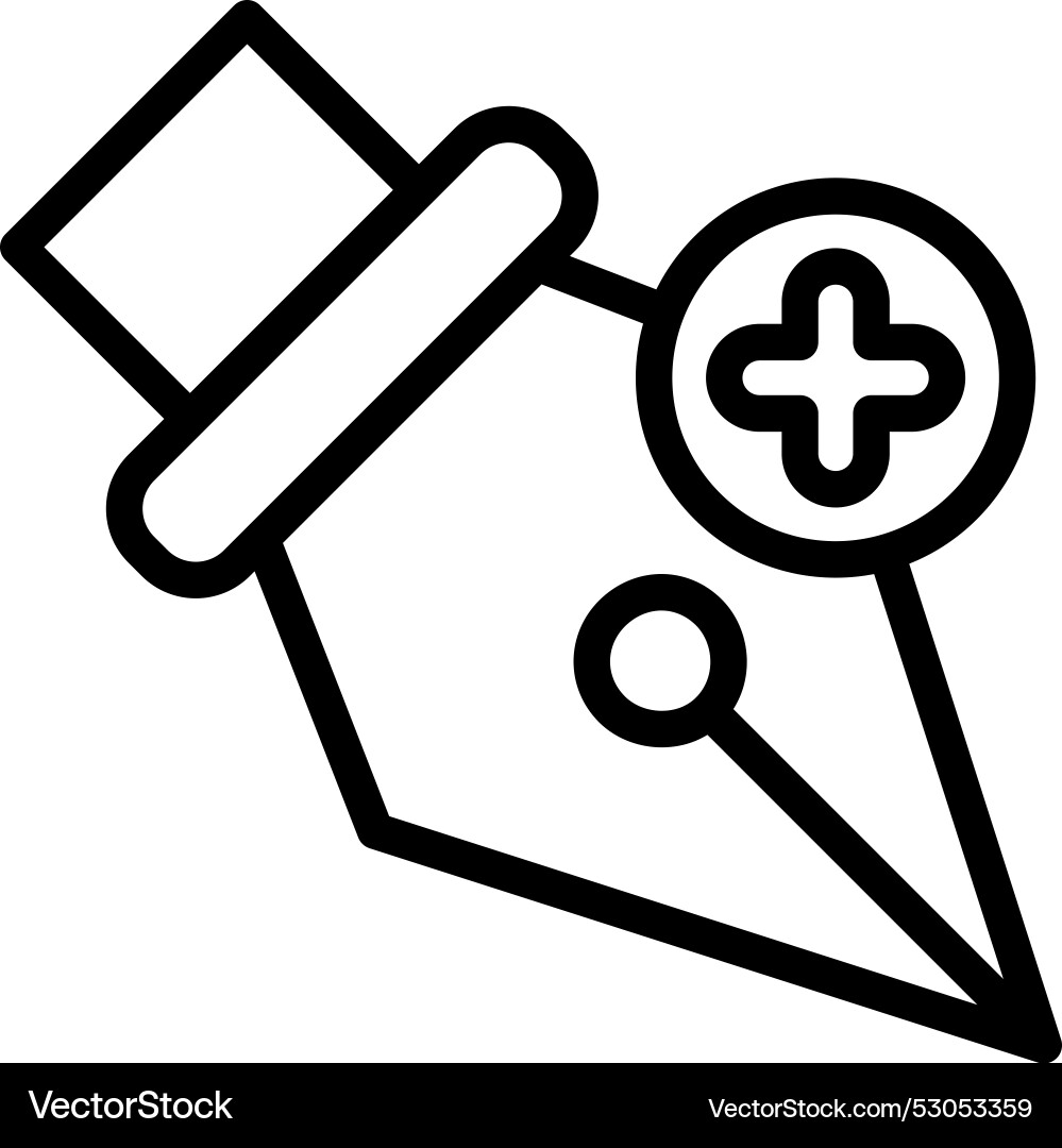 Add anchor icon design vector image